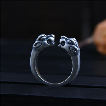 BOCAI S999 sterling silver ring for men and women double BaoTou beast Thai silver domineering male money ring
BOCAI S999 sterling silver ring for men and women double BaoTou beast Thai silver domineering male money ring