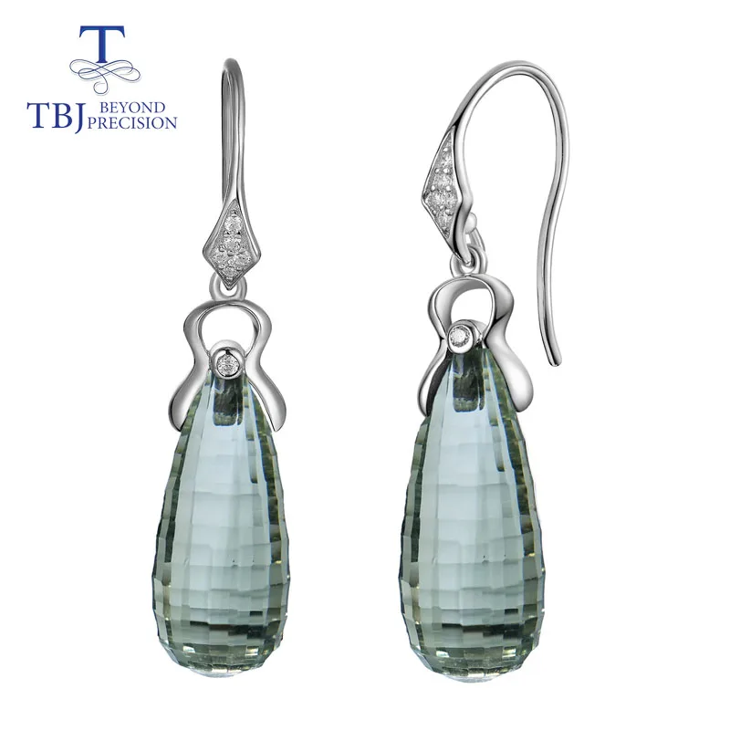 TBJ,green amethyst drops earring prasiolite earrings natural gemstone 9*20mm 925 sterling silver simple luxury jewelry for women 
TBJ,green amethyst drops earring prasiolite earrings natural gemstone 9*20mm 925 sterling silver simple luxury jewelry for women