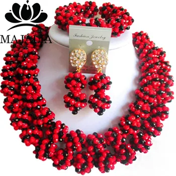 2019 Fashion nigerian wedding african beads jewelry set red crystal Bridal Jewelry Sets Free shipping JWN-000568
2019 Fashion nigerian wedding african beads jewelry set red crystal Bridal Jewelry Sets Free shipping JWN-000568