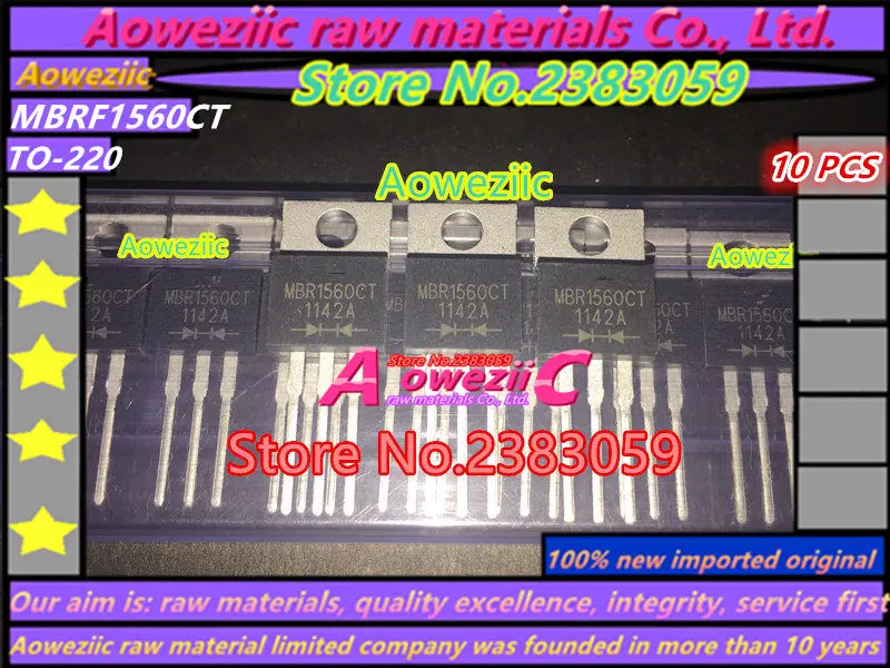 Aoweziic 100% новый импортный оригинальный фотоэлектрический/45 MBR1560CT TO-220 выпрямитель Schottky
Aoweziic 100% новый импортный оригинальный фотоэлектрический/45 MBR1560CT TO-220 выпрямитель Schottky