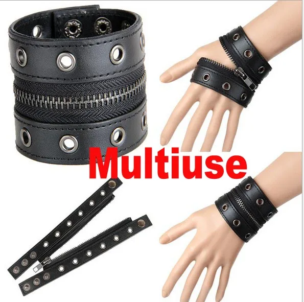 Black sexy gothic punk unisex Disco dance rivet nail pu leather chain bracelets wrister gloves free shipping wholesale
Black sexy gothic punk unisex Disco dance rivet nail pu leather chain bracelets wrister gloves free shipping wholesale