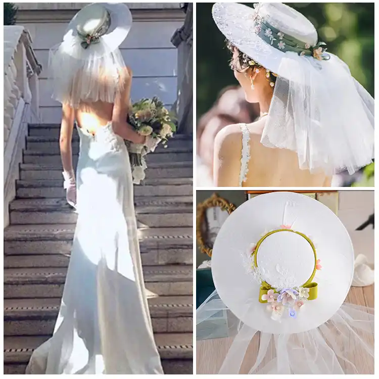 hats for brides and weddings