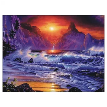 5D DIY diamond painting full diamond cross stitch embroidery waterfall sunrise home decoration painting set mural T172
5D DIY diamond painting full diamond cross stitch embroidery waterfall sunrise home decoration painting set mural T172