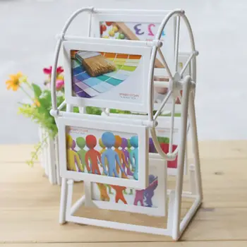 Rotating Ferris Wheel Photo Frame Multiple Picture Frames Novel Design White Photo Frame
Rotating Ferris Wheel Photo Frame Multiple Picture Frames Novel Design White Photo Frame