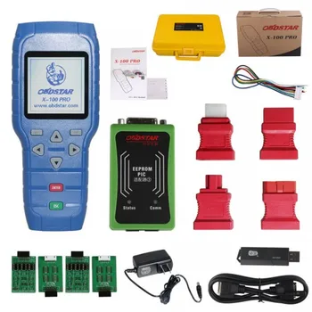 OBDSTAR X-100 PRO Auto Key Programmer (C+D+E) Type for IMMO+Odometer+OBD Software Get Free PIC and EEPROM 2-in-1 Adapter
OBDSTAR X-100 PRO Auto Key Programmer (C+D+E) Type for IMMO+Odometer+OBD Software Get Free PIC and EEPROM 2-in-1 Adapter