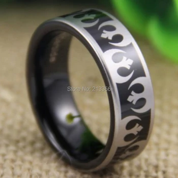 Free Shipping USA UK CANADA RUSSIA Brazil Hot Selling 8MM Shiny Black Pipe Star Wars Rebel Alliance Men's Tungsten Wedding Ring
Free Shipping USA UK CANADA RUSSIA Brazil Hot Selling 8MM Shiny Black Pipe Star Wars Rebel Alliance Men's Tungsten Wedding Ring