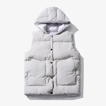 Winter 2020 new men fashion pure color hooded vest adolescent leisure cotton vest
Winter 2020 new men fashion pure color hooded vest adolescent leisure cotton vest