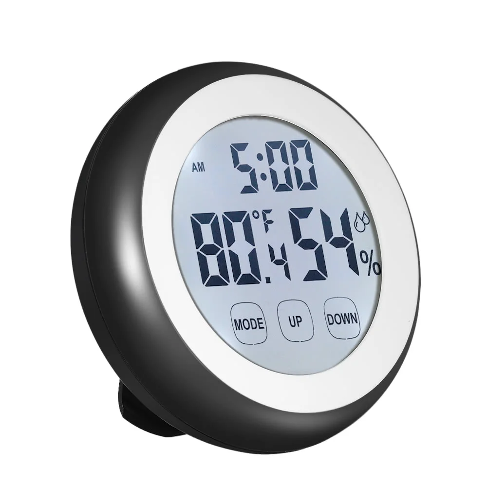 Digital Thermometer Hygrometer Temperature Humidity Meter Alarm Clock Touch Key with Backlight
Digital Thermometer Hygrometer Temperature Humidity Meter Alarm Clock Touch Key with Backlight