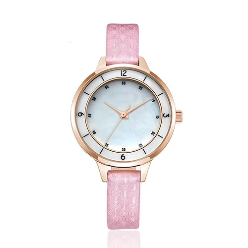 Fashion brand women watches leather strap casual lady wristwatches NO.2