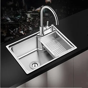 304 stainless steel sink with single-tank basins 304 thickening pool basin integrated single bowl channel package
304 stainless steel sink with single-tank basins 304 thickening pool basin integrated single bowl channel package