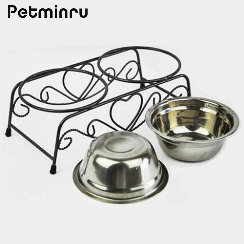 Petminru Double Stainless Steel Bowls Pet Cat Dog Bowl Food Water Feeder Dish Pet Food Bowls Dog Feeder Pets Supplies
Petminru Double Stainless Steel Bowls Pet Cat Dog Bowl Food Water Feeder Dish Pet Food Bowls Dog Feeder Pets Supplies