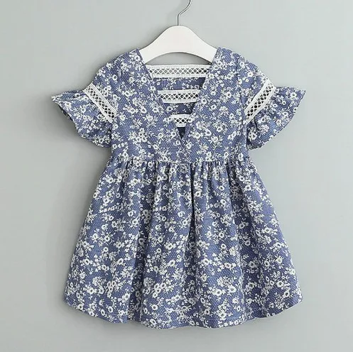 2018 Summer Girl Dress 2 3 4 5 6 Years Girls Short Sleeve Floral Dress Cotton Casual Dresses Kids Clothing9
2018 Summer Girl Dress 2 3 4 5 6 Years Girls Short Sleeve Floral Dress Cotton Casual Dresses Kids Clothing9