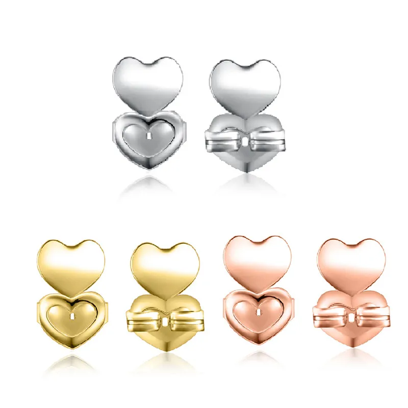 Ms Betti heart clover crown earring listers back set01