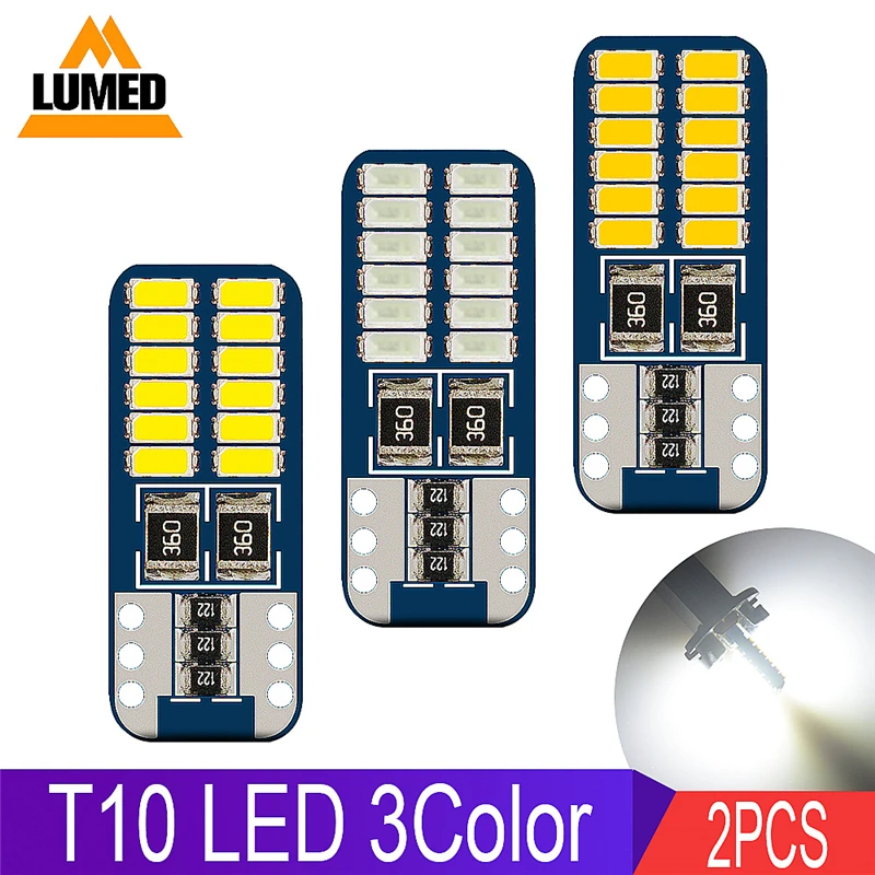 2x Car LEDs Light T10 168 W5W 24 LED 3014 Clearance Lamp Parking lamps Side Lights DC12V
2x Car LEDs Light T10 168 W5W 24 LED 3014 Clearance Lamp Parking lamps Side Lights DC12V