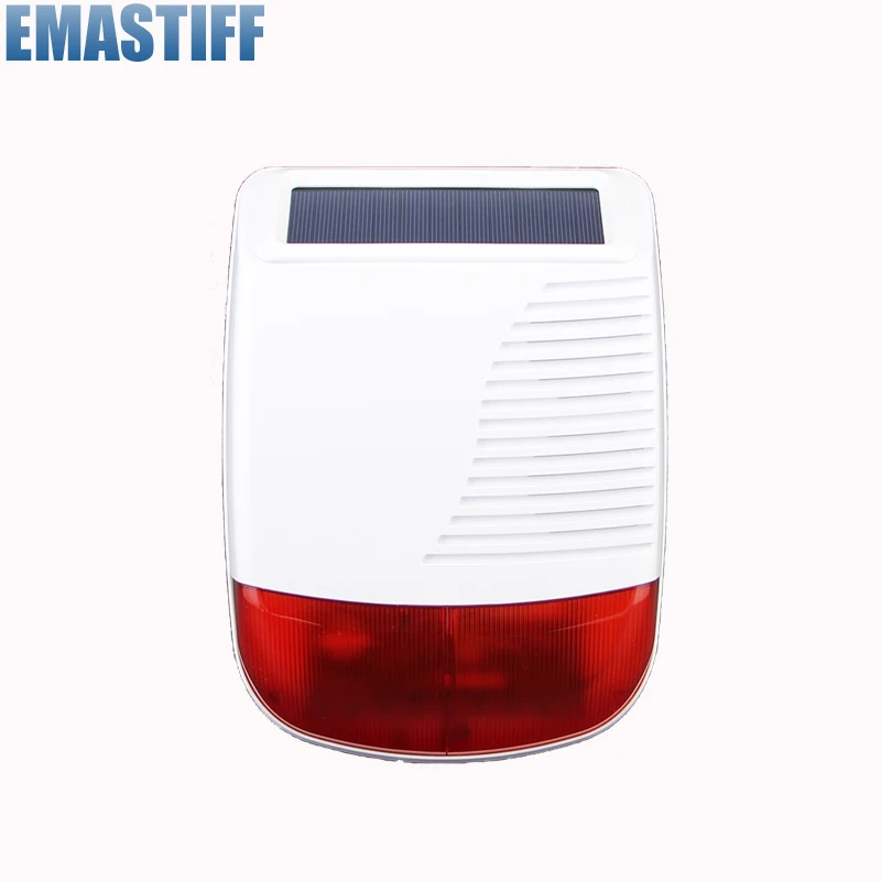 868MHZ wireless solar powered siren strobe siren for 7 inch X6 868MHZ alarm system
868MHZ wireless solar powered siren strobe siren for 7 inch X6 868MHZ alarm system