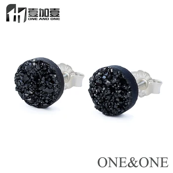 EYIKA New Coming Round 4/6/8/10mm Small Earrings Silver color Ear stud holder Druzy Earring 13 colors for Women Fashion Jewelry
EYIKA New Coming Round 4/6/8/10mm Small Earrings Silver color Ear stud holder Druzy Earring 13 colors for Women Fashion Jewelry