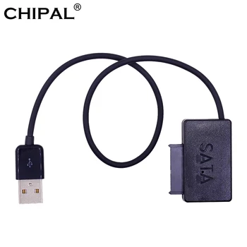 CHIPAL 10PCS USB 2.0 to Mini Sata II 7+6 13Pin Adapter with LED Indicator for Laptop's CD-ROM Slimline Drive Converter HDD Caddy
CHIPAL 10PCS USB 2.0 to Mini Sata II 7+6 13Pin Adapter with LED Indicator for Laptop's CD-ROM Slimline Drive Converter HDD Caddy
