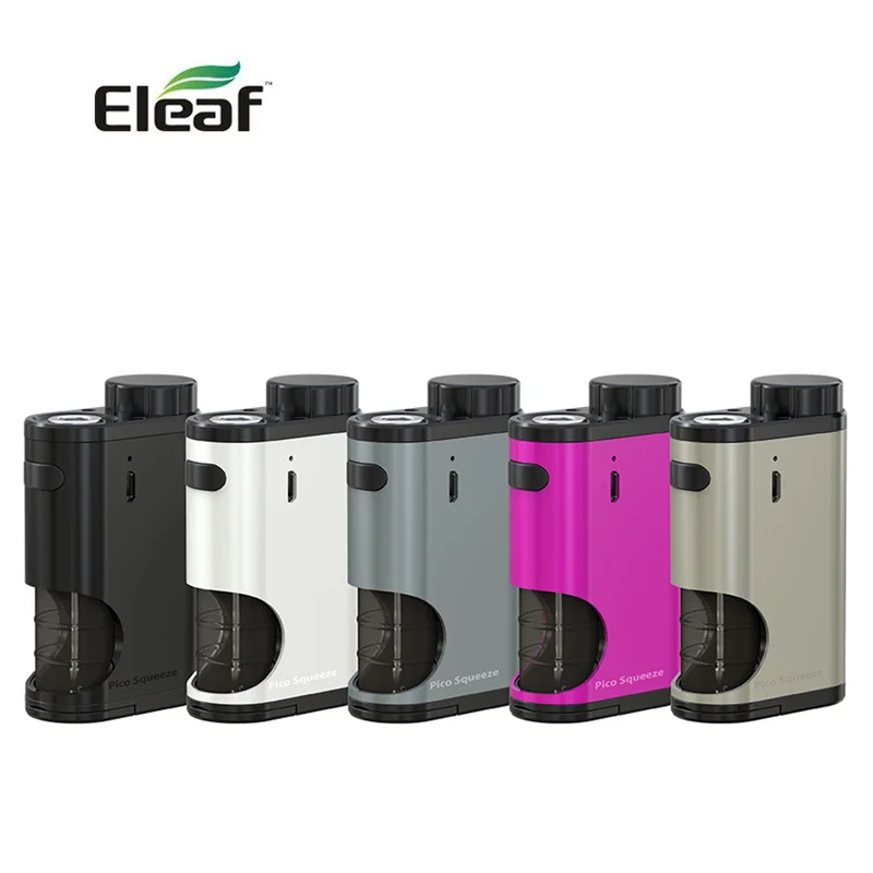 100% Original Original 50W Eleaf Pico Squeeze Box MOD w/ Refillable Squonk Bottle of 6.5ml Large Capacity for Coral RDA Atomizer
100% Original Original 50W Eleaf Pico Squeeze Box MOD w/ Refillable Squonk Bottle of 6.5ml Large Capacity for Coral RDA Atomizer