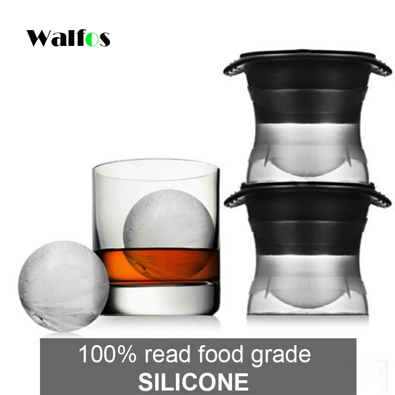 WALFOS FOOD GRADE 2 pieces silicone Sphere Ice Molds Perfect Ice Ball Maker for Slow-melting Beverage Chillers 2.5 Inch Ball
WALFOS FOOD GRADE 2 pieces silicone Sphere Ice Molds Perfect Ice Ball Maker for Slow-melting Beverage Chillers 2.5 Inch Ball