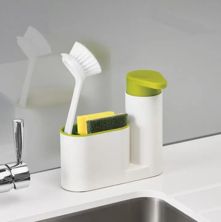 Kitchen Stoarge Rack for Cleaning Sponges Brushes Soap Dispenser Bottle Save Space Kitchen Organizer YS-19
Kitchen Stoarge Rack for Cleaning Sponges Brushes Soap Dispenser Bottle Save Space Kitchen Organizer YS-19