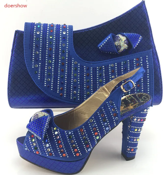 doershow Shoes and Bag Set blue Color Matching Italian Shoes and Bag Set Decorated with Rhinestone African Party Shoes PMB1-9
doershow Shoes and Bag Set blue Color Matching Italian Shoes and Bag Set Decorated with Rhinestone African Party Shoes PMB1-9