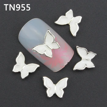 Blueness 10pcs 3D Metal Butterfly Design Nail Art Manicure Studs White Painted Nails UV Gel Adhesives Strass Studs Tips TN955
Blueness 10pcs 3D Metal Butterfly Design Nail Art Manicure Studs White Painted Nails UV Gel Adhesives Strass Studs Tips TN955
