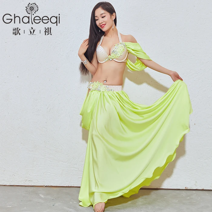 2018 New dance Performance Women Dancewear Belly Dance Costume 2 Pics Full Set Bra&Skirt suits HL001
2018 New dance Performance Women Dancewear Belly Dance Costume 2 Pics Full Set Bra&Skirt suits HL001