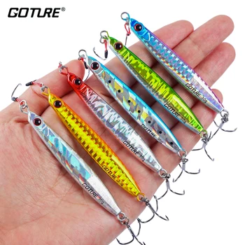 Goture 1PC 20G/30G Metal Spoon Jig Fishing Lure Casting Jigging Lead Fish Hard Artificial Bait with Assist For Sea Bass Fishing
Goture 1PC 20G/30G Metal Spoon Jig Fishing Lure Casting Jigging Lead Fish Hard Artificial Bait with Assist For Sea Bass Fishing