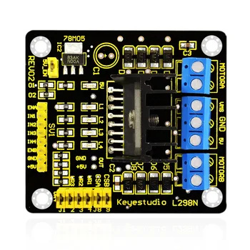 Free shipping! Keyestudio New L298N Shield Dual H Bridge DC Stepper Drive Controller Board Module for arduino smart car robot
Free shipping! Keyestudio New L298N Shield Dual H Bridge DC Stepper Drive Controller Board Module for arduino smart car robot