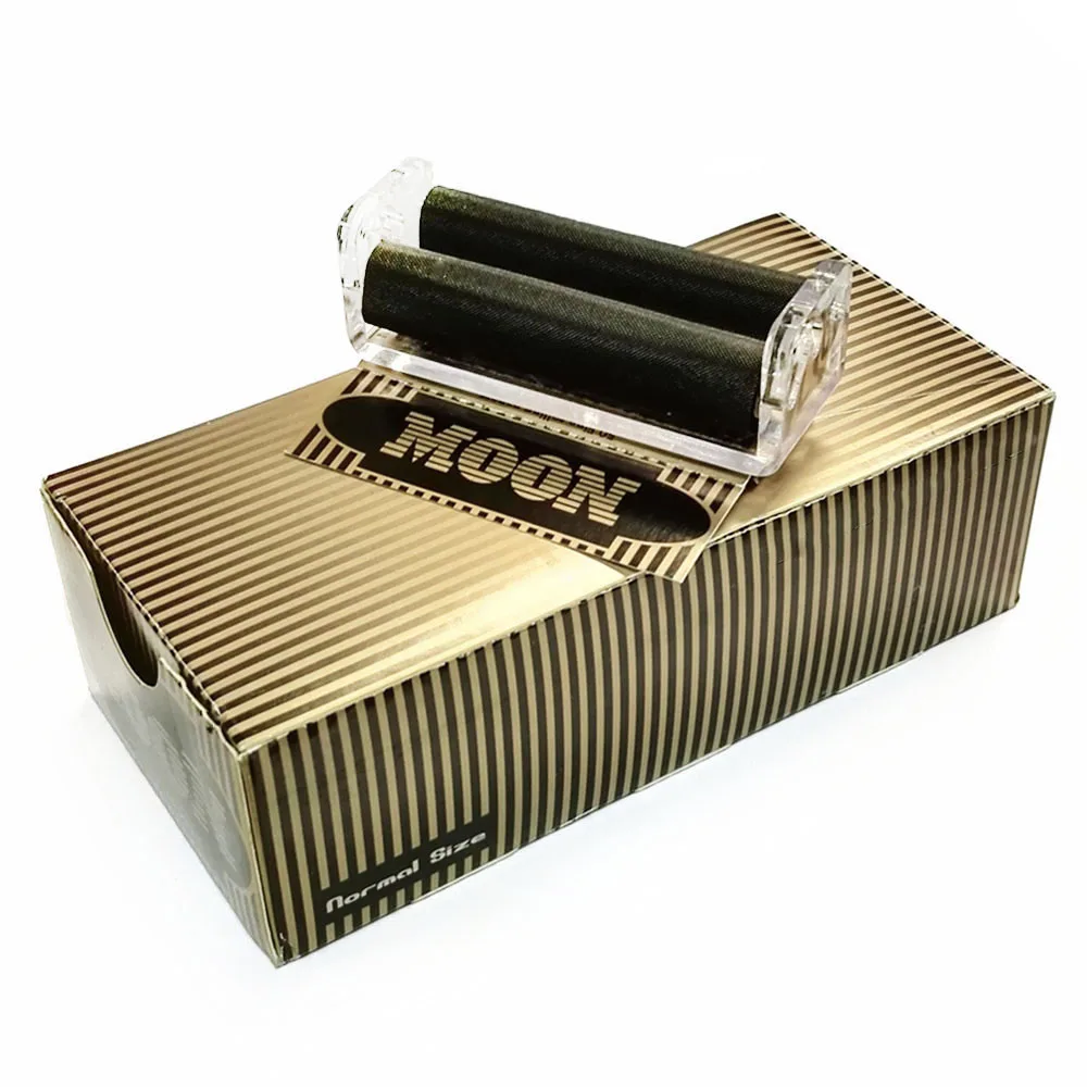 Moon Gold Cigarette Tobacco Rolling Machine For Rolling Papers 70*36mm Roller Combo Pack 1 Box 50 Pieces
Moon Gold Cigarette Tobacco Rolling Machine For Rolling Papers 70*36mm Roller Combo Pack 1 Box 50 Pieces