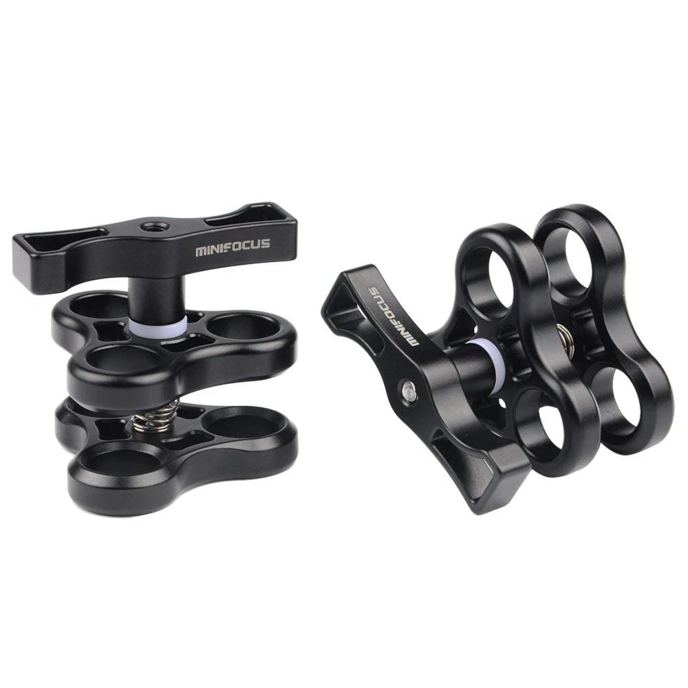 MINIFOCUS 1 inch Ball Clamp Mount 3 Hole Underwater Camera Arm System Rig Tray Diving Fit For D32VR D11V D34VR W40VR D36VR
MINIFOCUS 1 inch Ball Clamp Mount 3 Hole Underwater Camera Arm System Rig Tray Diving Fit For D32VR D11V D34VR W40VR D36VR