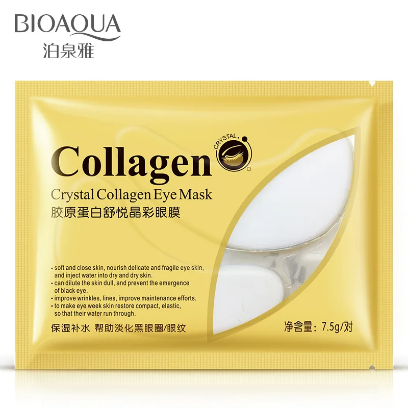 BIOAQUA Beauty Crystal Collagen Eye Mask dark Circles Moisturizing Dark Circle Acne Patches For Eye Skin Care Korean Cosmetics
BIOAQUA Beauty Crystal Collagen Eye Mask dark Circles Moisturizing Dark Circle Acne Patches For Eye Skin Care Korean Cosmetics