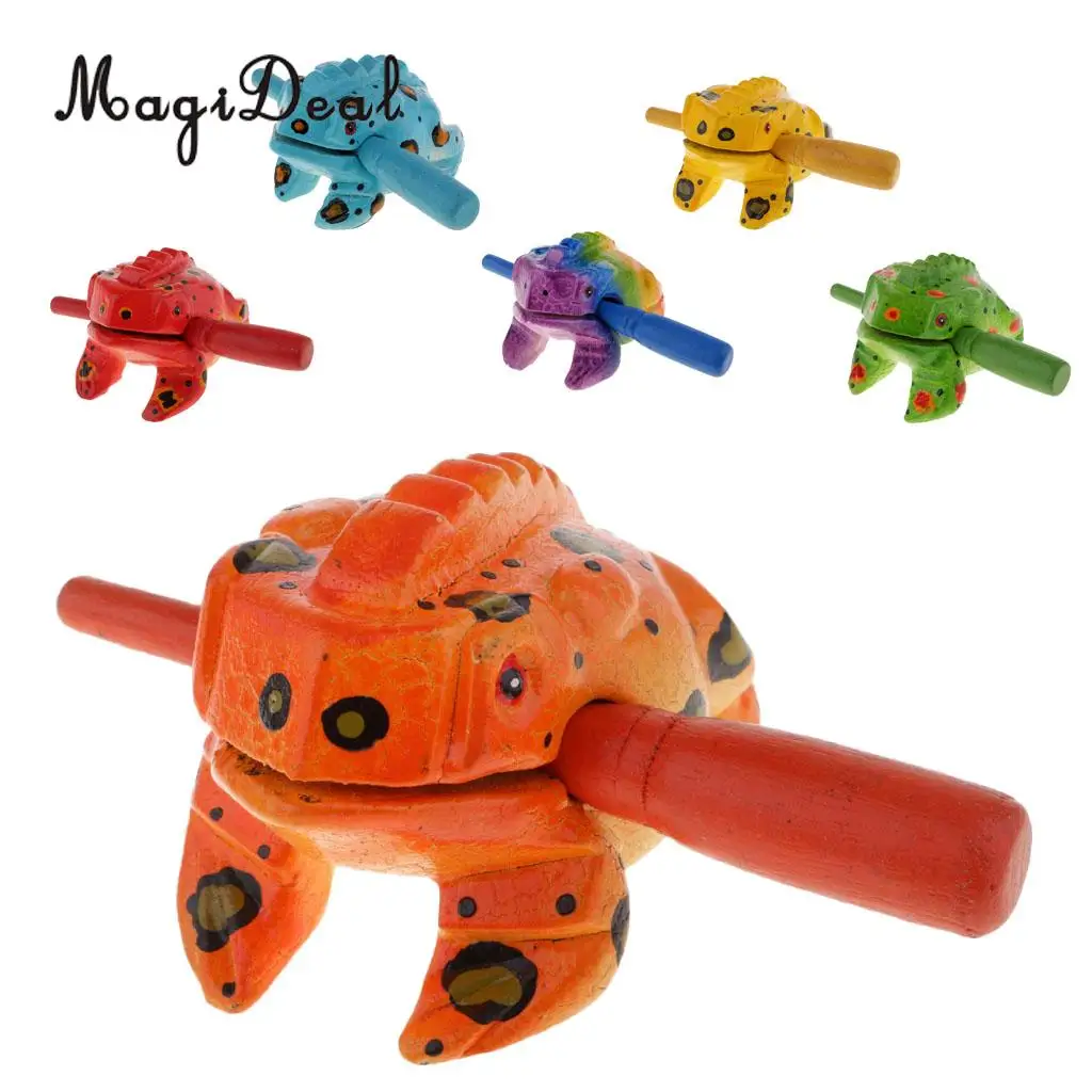 Ancient Siamese Wooden Croaking Frog Musical Instrument! Good Luck &Fortune!