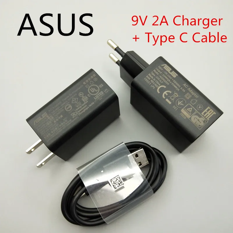 Original ASUS Quick Wall Charger 9V 2A fast EU US Smartphone Adapter and USB Type C Cable For Zenfone 3 3 Ultra 3 Deluxe 4 4 pro
Original ASUS Quick Wall Charger 9V 2A fast EU US Smartphone Adapter and USB Type C Cable For Zenfone 3 3 Ultra 3 Deluxe 4 4 pro