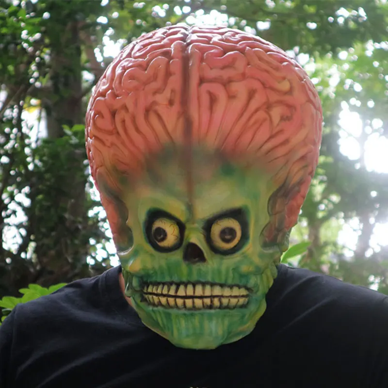 Scary Alien Brain Mask Latex Full Face Mask UFO Mars Cosplay Costume Martian Soldier Halloween Mask Horror Decoration Props
Scary Alien Brain Mask Latex Full Face Mask UFO Mars Cosplay Costume Martian Soldier Halloween Mask Horror Decoration Props