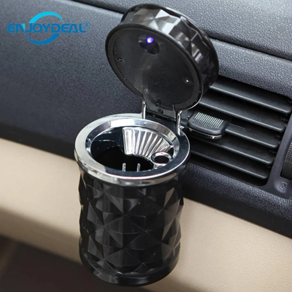 1Pc Black Plastic Easy Clean Universal Mini Ash Bin Car Ashtray Illuminated Led Light Novelty Lighting
1Pc Black Plastic Easy Clean Universal Mini Ash Bin Car Ashtray Illuminated Led Light Novelty Lighting