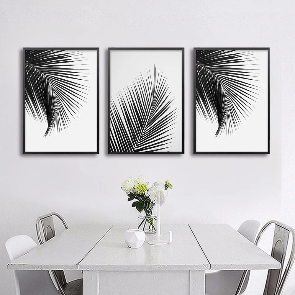 Black-White-Palm-Tree-Leaves-Canvas-Posters-and-Prints-Minimalist-Painting-Wall-Art-Decorative-Picture-Nordic