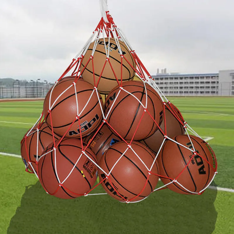 2019 Outdoor Sport Basketball Net 10 Balls Carry Net Bag Volleyball Football Basketballs Net Bag Sports Portable Equipment New
2019 Outdoor Sport Basketball Net 10 Balls Carry Net Bag Volleyball Football Basketballs Net Bag Sports Portable Equipment New