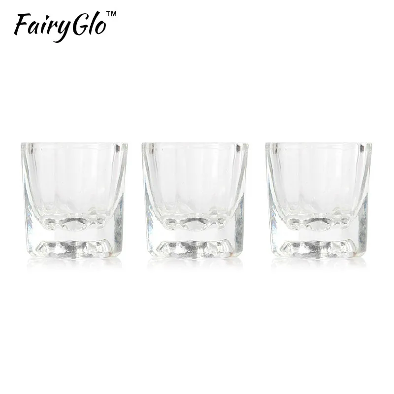 FairyGlo 1 шт. стеклянная тарелка для дизайна ногтей набор маникюра акриловый