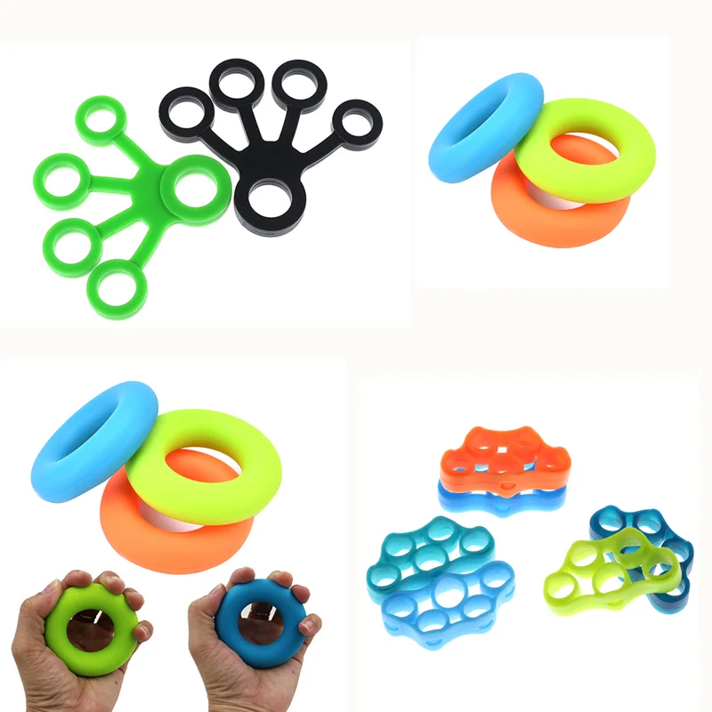 Silicone Ring 3 Levels Finger Hand Grip Ring Gripper Strengthener Exerciser Trainer Resistance Band Fitness Expander Stretcher
Silicone Ring 3 Levels Finger Hand Grip Ring Gripper Strengthener Exerciser Trainer Resistance Band Fitness Expander Stretcher
