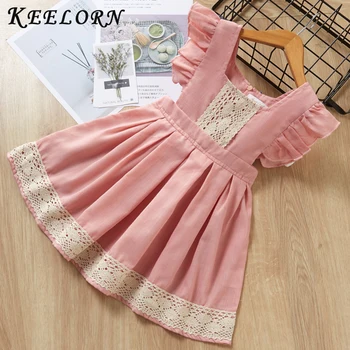 Keelorn Children Party Dress 2020 Summer Fashion Style Girls Sleeveless Lace Pink Color Clothes Dress Kids Casual Knee-Length
Keelorn Children Party Dress 2020 Summer Fashion Style Girls Sleeveless Lace Pink Color Clothes Dress Kids Casual Knee-Length