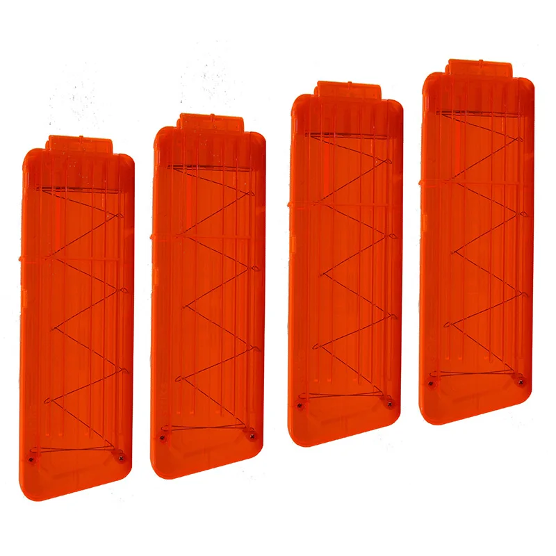 Bullet Clips EKIND 4PCS 15-Darts Quick Reload Clips Magazine Clips For Nerf N-Strike Elite Blaster Translucent
Bullet Clips EKIND 4PCS 15-Darts Quick Reload Clips Magazine Clips For Nerf N-Strike Elite Blaster Translucent