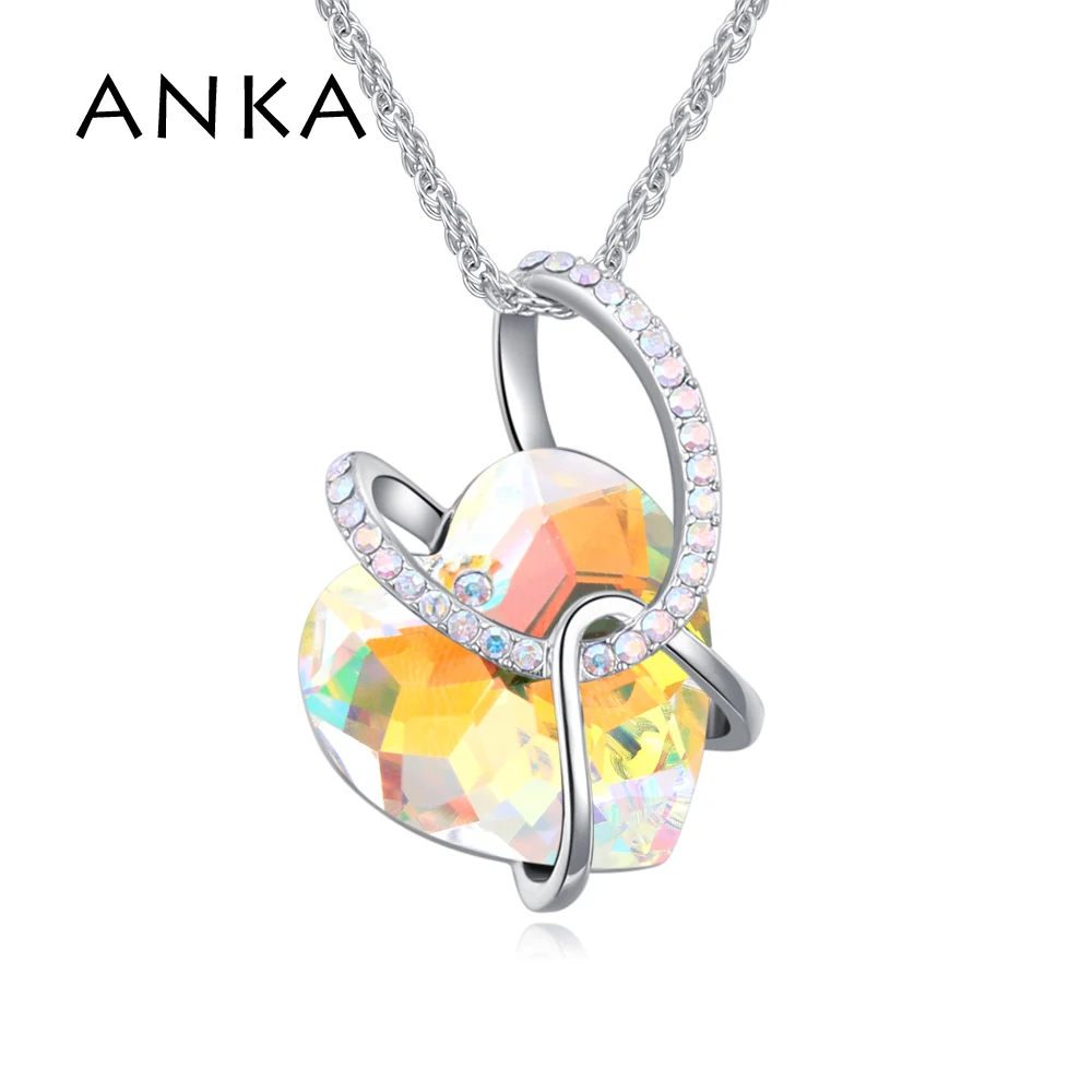 ANKA Sale Big Heart Crystal Pendant Necklace Valentine's Day Gift Main Stone Crystals from Austria #129430
ANKA Sale Big Heart Crystal Pendant Necklace Valentine's Day Gift Main Stone Crystals from Austria #129430