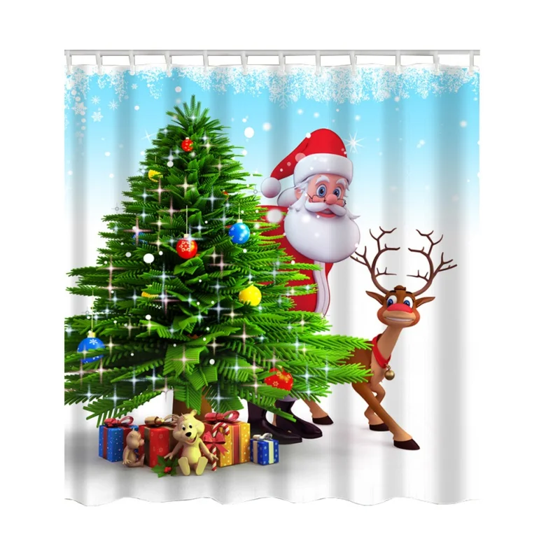 Merry christmas Dreamlike the Santa Claus Waterproof Polyester fabric Shower Curtain Decor
Merry christmas Dreamlike the Santa Claus Waterproof Polyester fabric Shower Curtain Decor