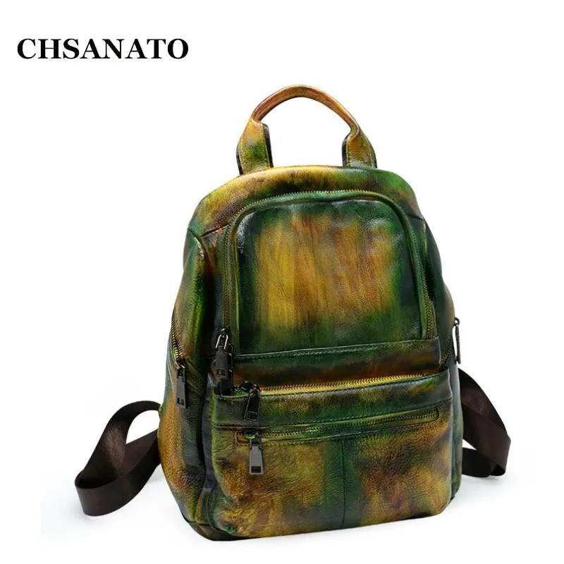 CHSANATO Back To School Women Backpacks Geniune Leather Shoulder Bag Unique Color Backpack School Bags For Girls
CHSANATO Back To School Women Backpacks Geniune Leather Shoulder Bag Unique Color Backpack School Bags For Girls