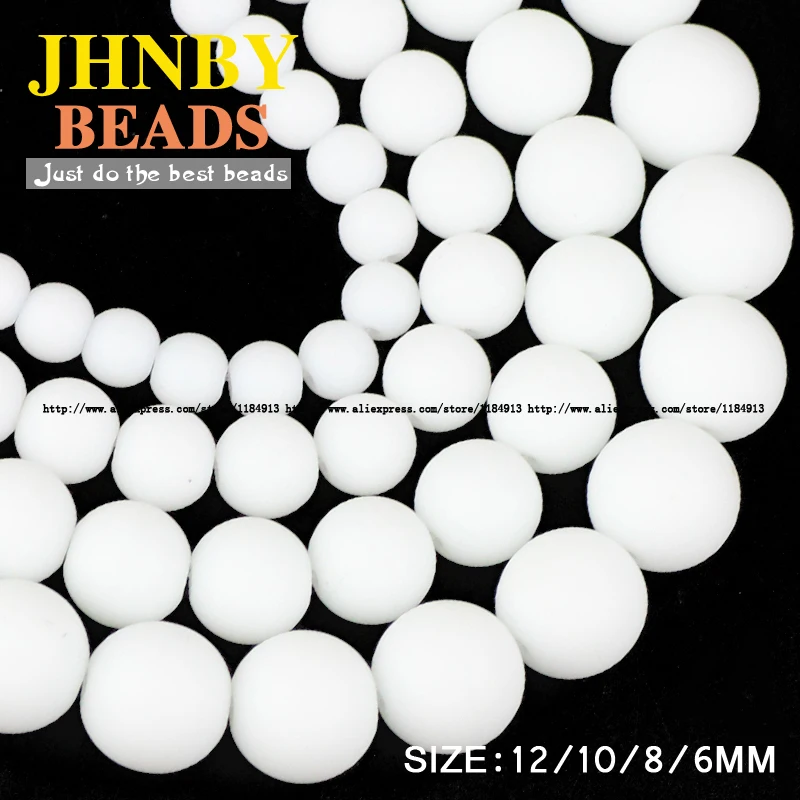 JHNBY AAA Matte Ceramic white stone beads Natural Stone Microlite Round ball 6/8/10/12MM Jewelry bracelet accessories making DIY
JHNBY AAA Matte Ceramic white stone beads Natural Stone Microlite Round ball 6/8/10/12MM Jewelry bracelet accessories making DIY