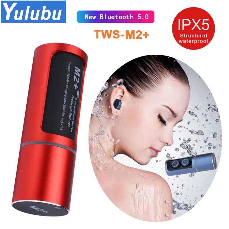 Fashion M2+ TWS True 5.0 Bluetooth Earphone Earbuds Earpiece Mini Twins Stereo Microphone Wireless Earbuds for All Smart Phone
Fashion M2+ TWS True 5.0 Bluetooth Earphone Earbuds Earpiece Mini Twins Stereo Microphone Wireless Earbuds for All Smart Phone