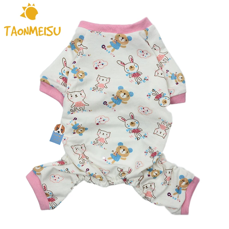 Red Trimmed Pet Dog Leisure Wear Multifunctional Home Clothes Pajamas Jumpsuit with Little Bear Patterns
Red Trimmed Pet Dog Leisure Wear Multifunctional Home Clothes Pajamas Jumpsuit with Little Bear Patterns