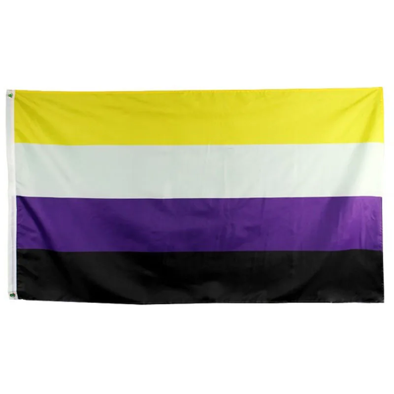Non binary Pride Flag 3x5 FT 150X90CM Banner 100D Polyester Printed Custom flag grommets 6038, free shipping
Non binary Pride Flag 3x5 FT 150X90CM Banner 100D Polyester Printed Custom flag grommets 6038, free shipping