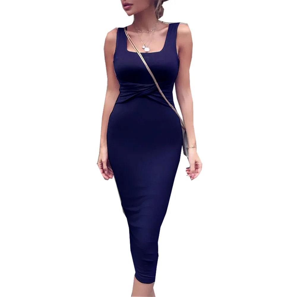 Summer Women Bodycon Dress Sexy Sleeveless Club Party Dresses Thick Tight Slim Fit Black Mujer Office Work Dresses GV575
Summer Women Bodycon Dress Sexy Sleeveless Club Party Dresses Thick Tight Slim Fit Black Mujer Office Work Dresses GV575